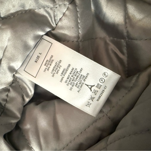 Gray and White Varsity Jacket - Picture 12 of 13